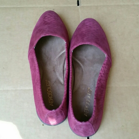 🍄Aerosoles trend setter flats wine size 7w - Picture 3 of 4